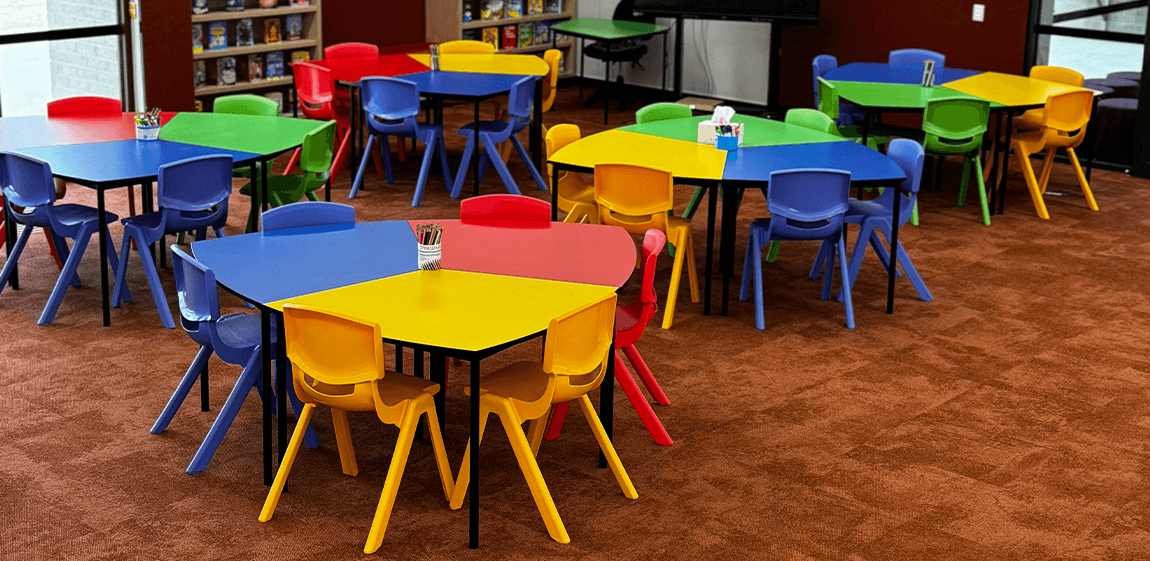 Class with Colour at Yubup Primary School