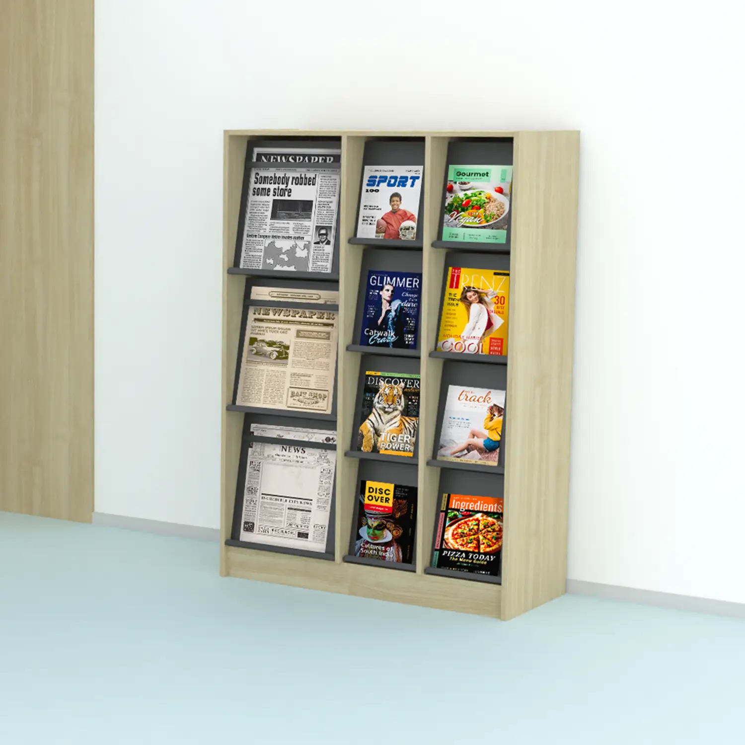 Magazine & Newspaper Rack